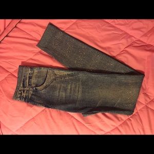 Jeggings with Rhinestone decal